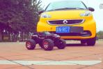 Summit拖奔馳Smart fortwo，大S拖小S 遙控車(chē)?yán)?chē) BBTEAM超人