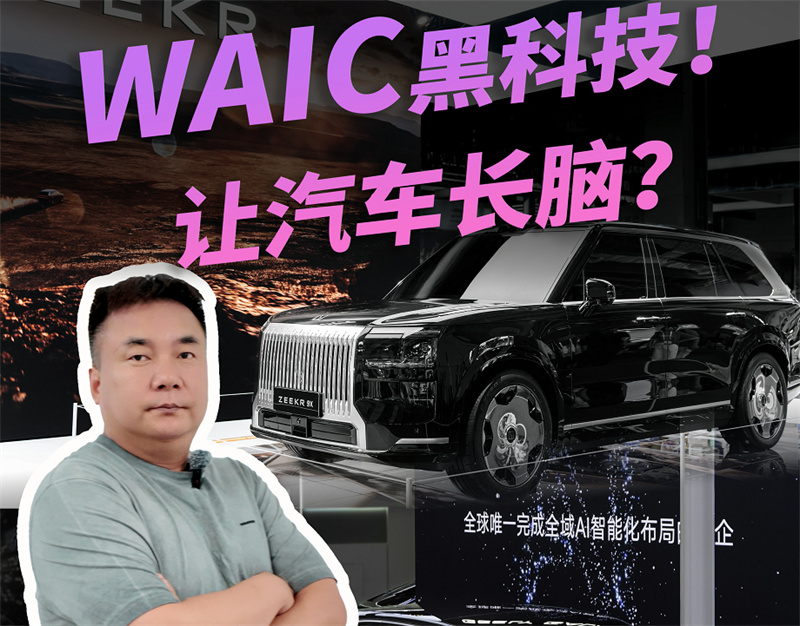 WAIC黑科技：極氪如何讓車“長出大腦”？